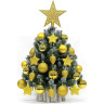 Набор пластиковых шаров с верхушкой HOUSE OF SEASONS, Ø 8 см, желтый, 40 шт. 85648