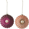 Стеклянный шар HOUSE OF SEASONS, Ø6 см, цвет розовый/пурпурный 83244